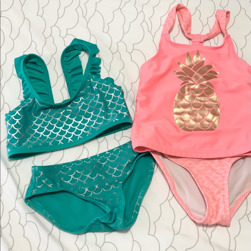 Girls swimsuit two piece bundle
